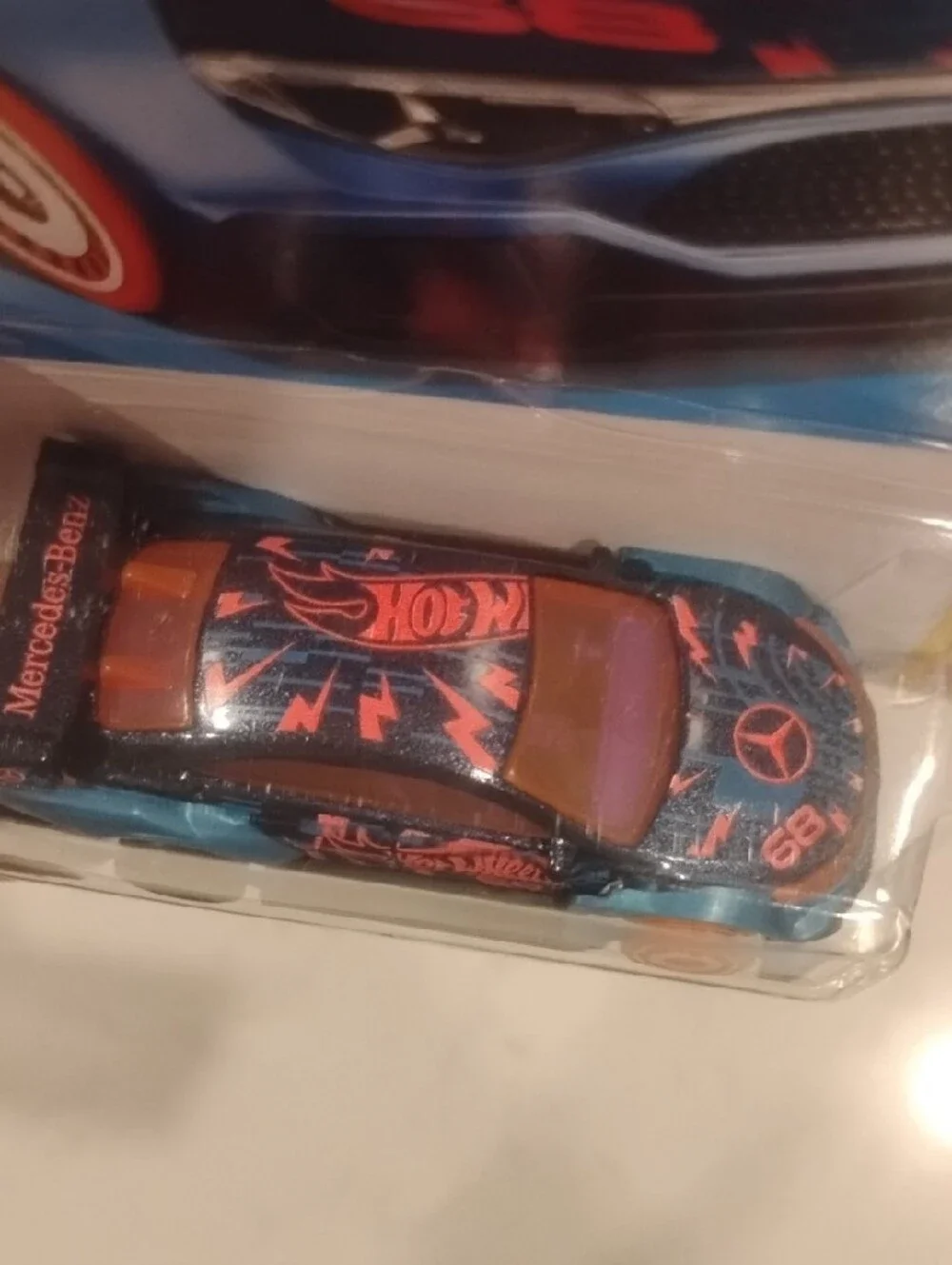 Mattel Hot Wheels Mercedes-Benz CLA HW - Blue & Orange